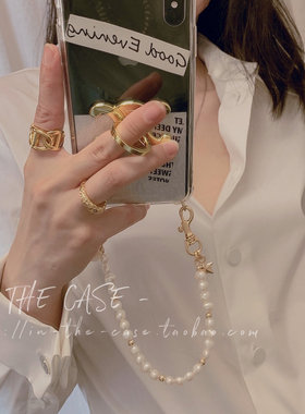 InTheCase巴洛克异形天然珍珠ins质感手机挂绳适用iphone17Promax