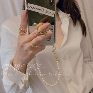 InTheCase巴洛克异形天然珍珠ins质感手机挂绳适用iphone17Promax