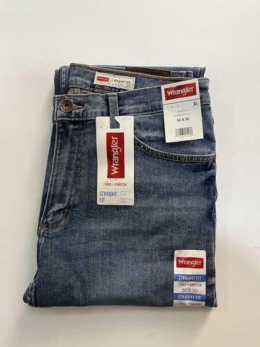 现货Wrangler/威格男蓝色水洗系列直筒牛仔裤四季款#1095STTCL