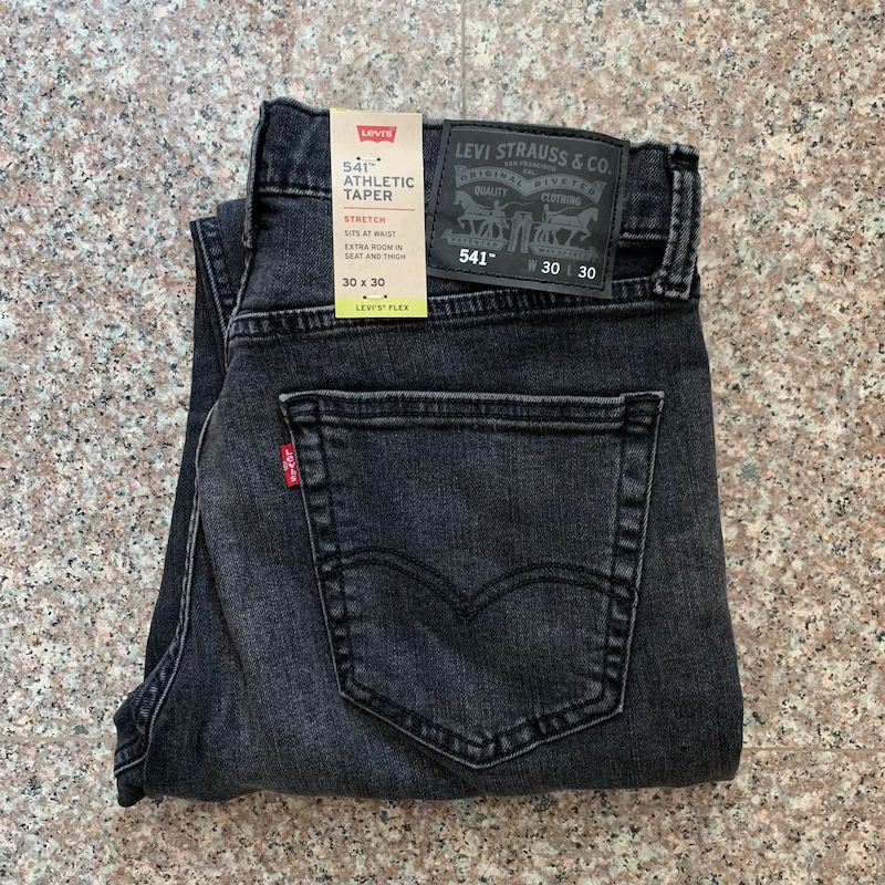 李维斯541宽松直筒拉链