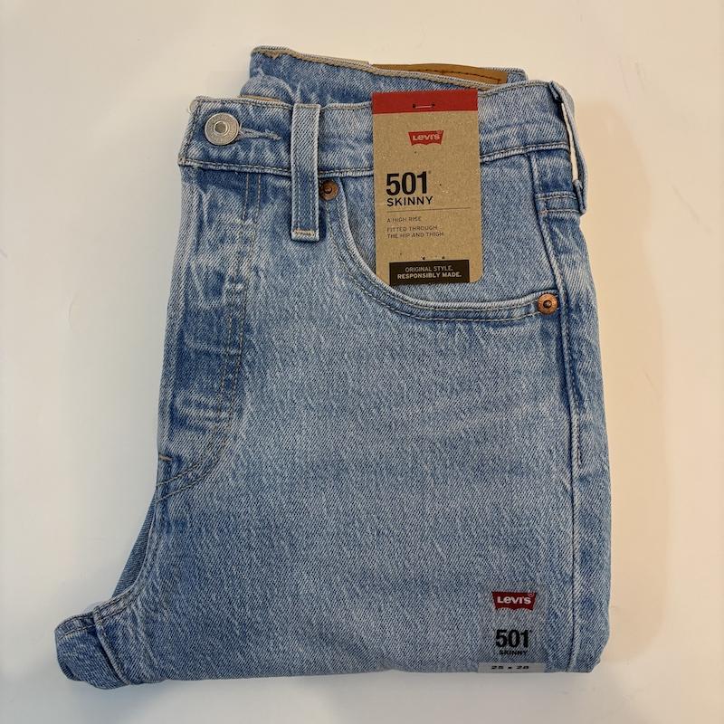 Levi's/李维斯女501S牛仔裤
