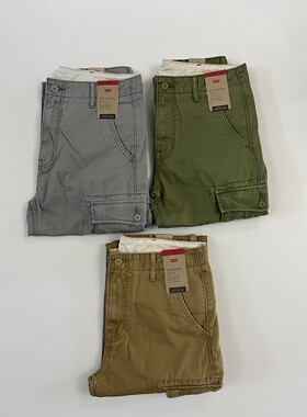 现货Levi’s/李维斯男纯棉中腰直筒工装长裤#124620077#8#9