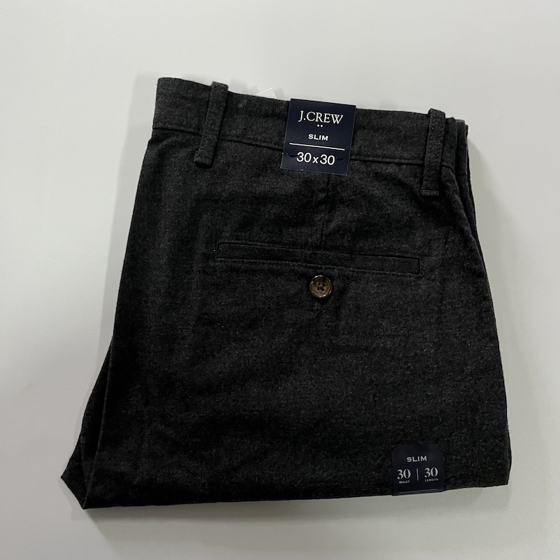 J.CREW男软棉常规修身微弹休闲裤