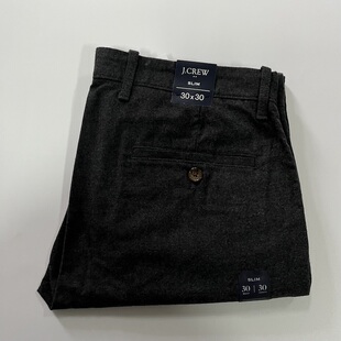 现货J.CREW男修身 BK737 微弹休闲裤
