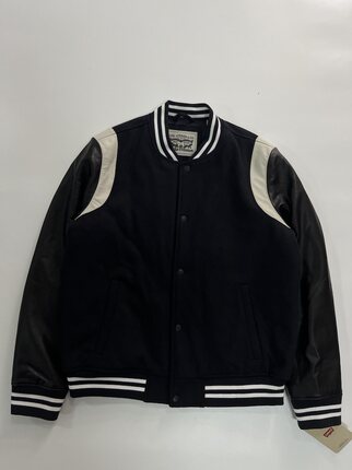 现货Levi's/李维斯皮袖拼接加厚羊毛棒球夹克冬款#LM2RP376