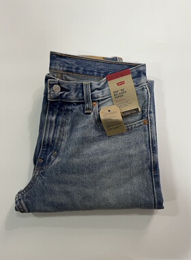 现货Levi's/李维斯550纯棉蓝色泼墨水洗做破直筒牛仔裤#A34180010