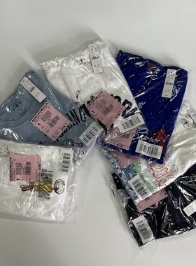 J.CREW男纯棉纯色印花短袖