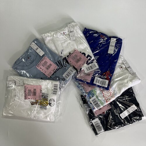 J.CREW男纯棉纯色印花短袖