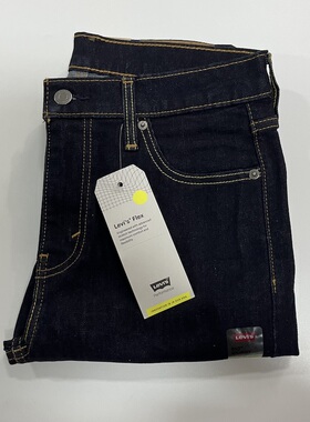 现货Levi's/李维斯厚款510深蓝色水洗中腰小脚牛仔裤055100692