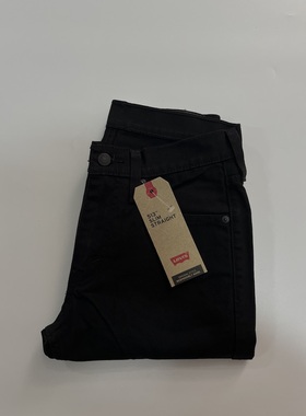 现货Levi's/李维斯男513黑色修身直筒牛仔裤085130124