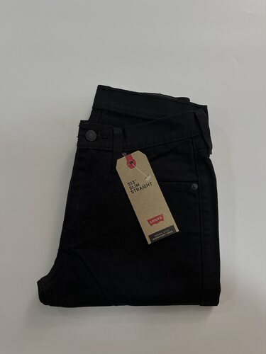 现货Levi's/李维斯男513黑色修身直筒牛仔裤085130124