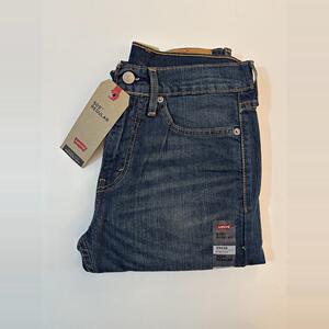现货Levi’s/李维斯男505中腰蓝色水洗直筒牛仔裤#005051064