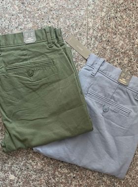 现货J.CREW男250常规紧身小脚休闲裤chino#AB613