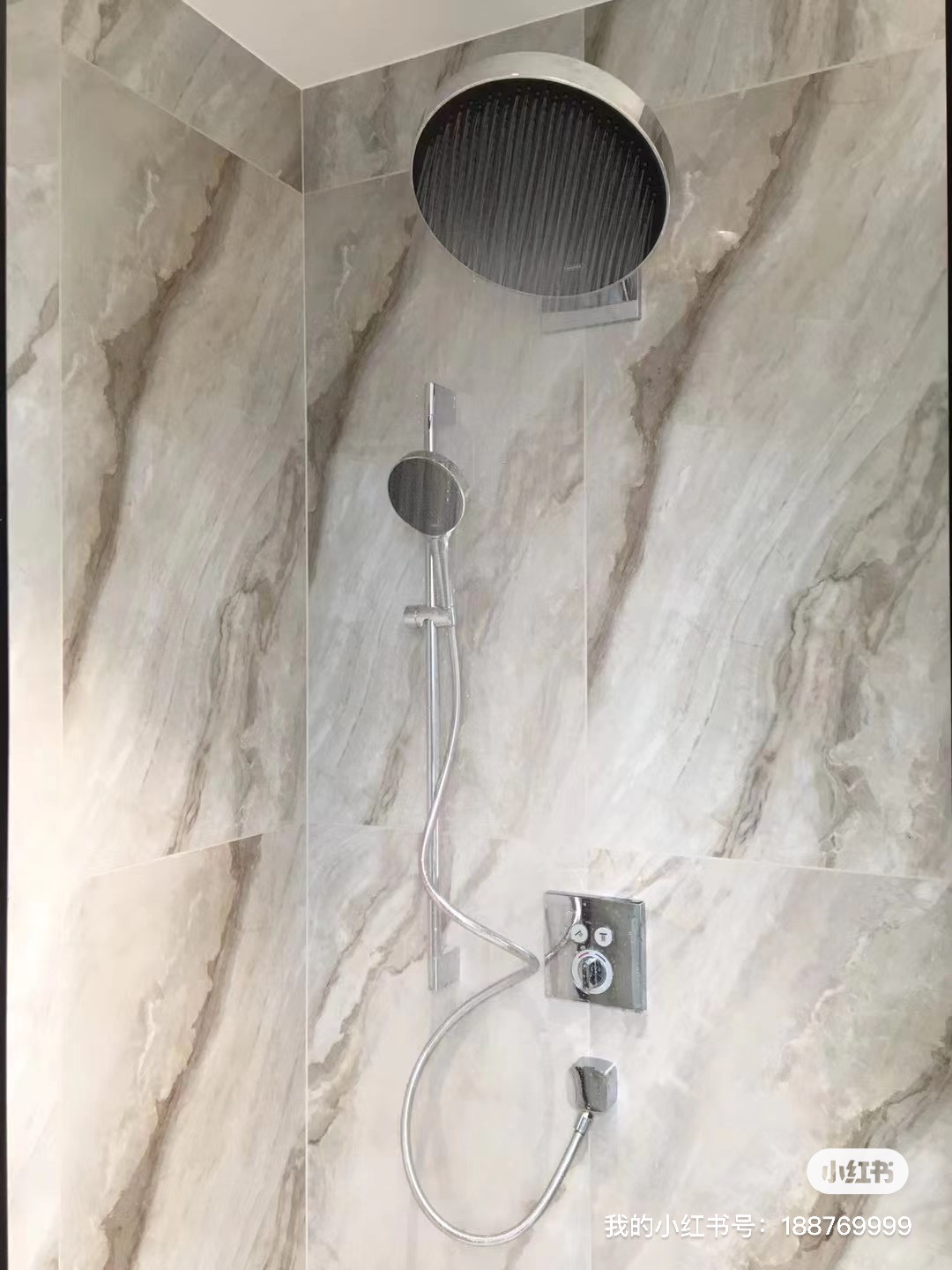 hansgrohe 境雨360单速恒温花洒
