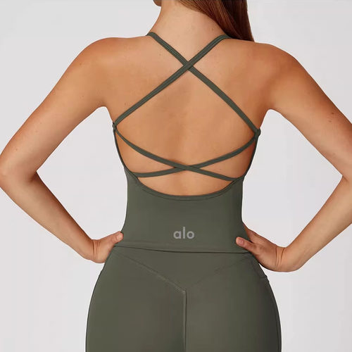ALO交叉美背裸感普拉提运背心女