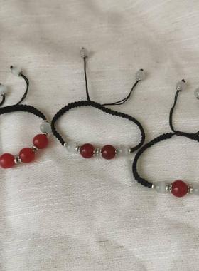 【定制刻字】ins生日礼物本命年情侣红绳姓名手链手工小众百家姓