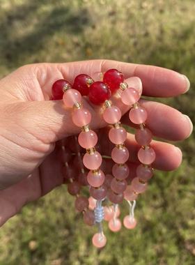 定制刻字串珠情侣款送闺蜜朋友手串手工diy阳光下紫外线变色手链