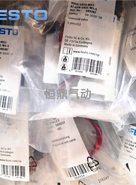 费斯托FESTO电磁阀 VUVG-S14-M52-AZT-G18-1T1L 573470 现货销售