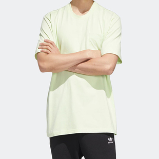 Adidas阿迪达斯三叶草男装 运动宽松短袖 T恤HM8009 新款