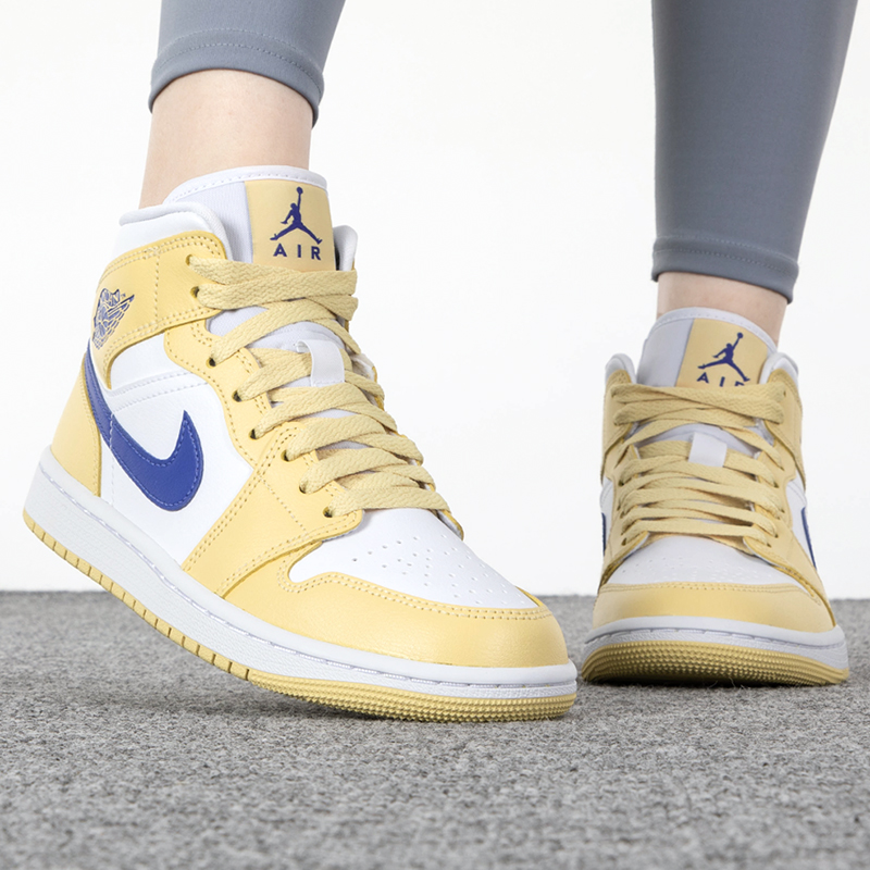 Nike/耐克正品女鞋AIR JORDAN AJ1中帮板鞋运动篮球鞋BQ6472-701