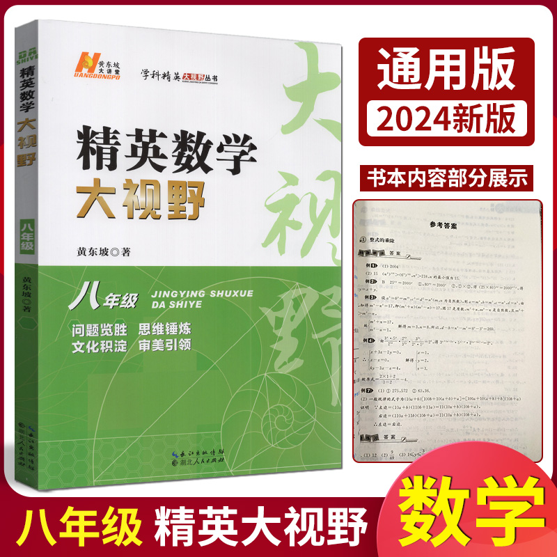 精英数学大视野八年级上下册