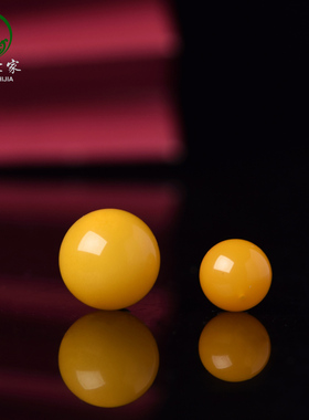 蜜蜡散珠东海水晶玛瑙玉髓黄色宝玉石手链串南红多宝鸡油黄单珠子