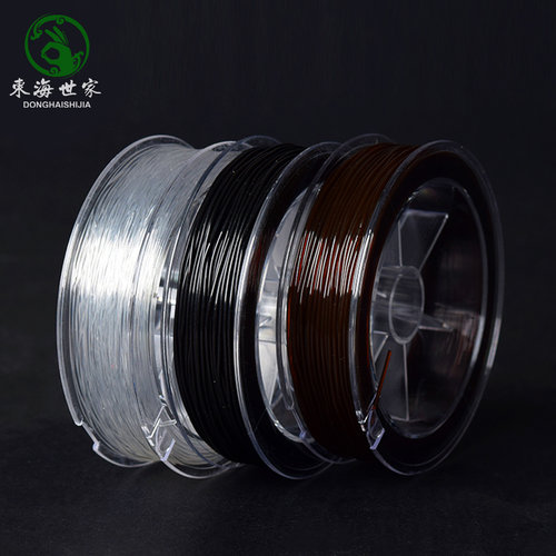玉石水晶透明编织串珠绳