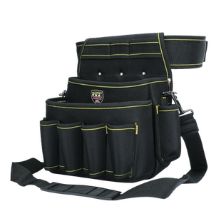 法斯特电工工具包挎包多功能维修加厚耐磨壁纸专用大号帆布腰包男