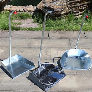 不锈钢簸箕家用撮子单个撮箕三角加固大号畚斗加厚戳子扫地灰斗