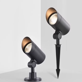 摇摆灯户外射灯照树灯防水草坪灯庭院景观公园投光灯花园插地灯