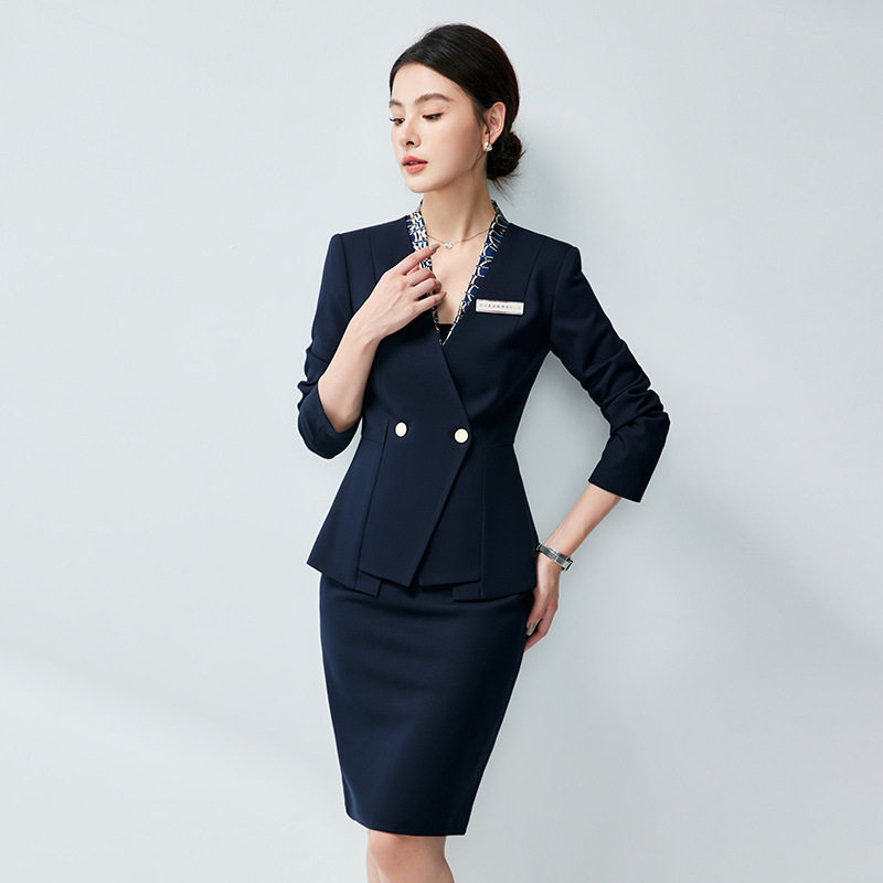 女西装套装物业客服珠宝店工作服