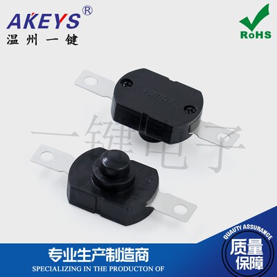 YT-1712-KD直脚手电筒开关LG15D PS-22K台灯按钮1A250V自锁连接器