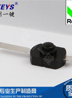 YT-1712-CD 两脚 强光手电筒开关一开一关温州一键按钮自锁连接器