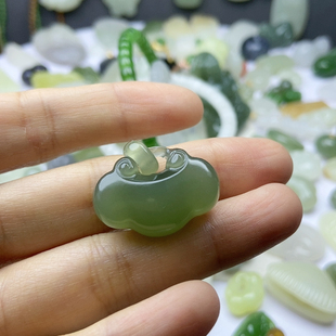 天然和田玉玉锁实体店