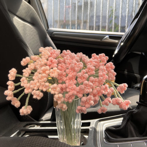 张小昕满天星编织花束