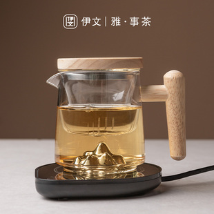 玻璃茶壶办公室茶水分离花茶壶家用过滤泡K茶器耐高温功夫茶壶单