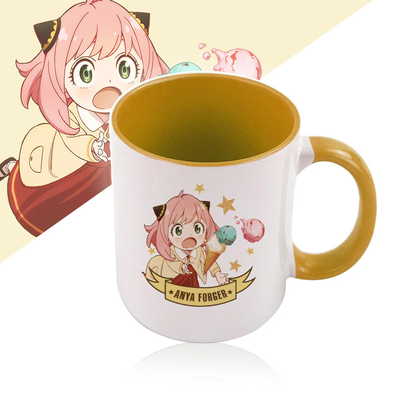 间谍过家家周边马克杯 阿尼亚 星星约尔福杰家漫画杯子 动漫水杯