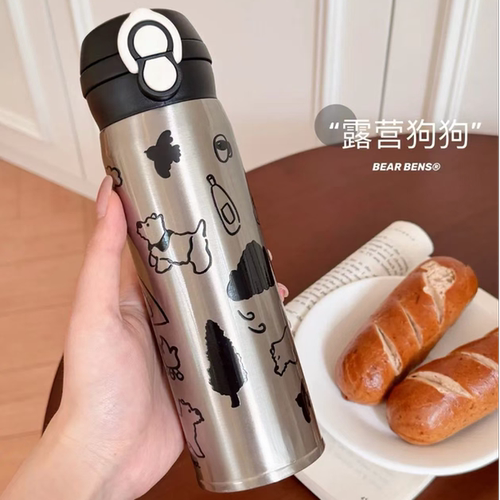 双饮吸管316L保温杯480ml