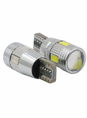 汽车led灯 canbus T10 5630 6SMD 解码 W5W led示宽灯