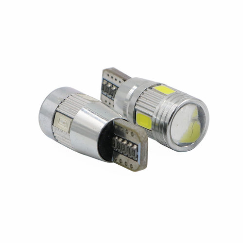 汽车led灯 canbus T10 5630 6SMD 解码 W5W led示宽灯
