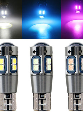 LED示宽灯T10 3030 10灯 汽车canbus解码高亮小灯 牌照灯 阅读灯