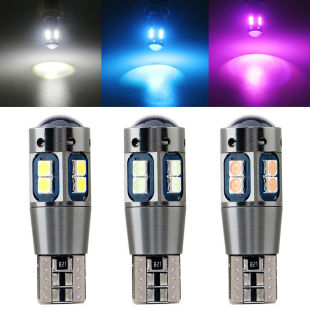 LED示宽灯T10 3030 10灯 汽车canbus解码高亮小灯 牌照灯 阅读灯