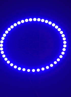 大灯雾灯LED汽车日行灯天使眼光圈 3528 外径50mm LED灯改装灯圈