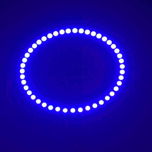 大灯雾灯LED汽车日行灯天使眼光圈 3528 外径50mm LED灯改装灯圈