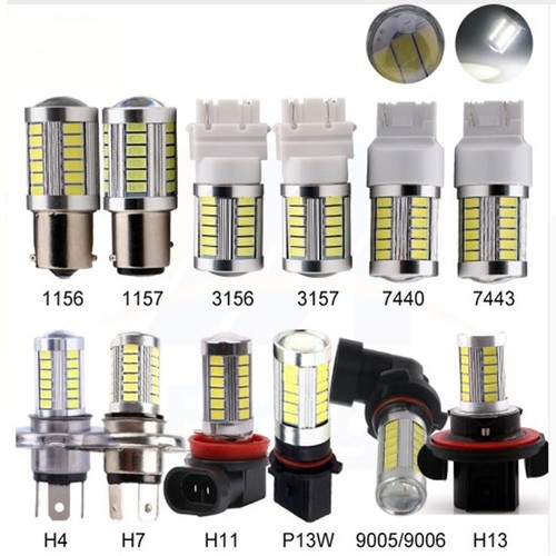 1157 1156 BAU15S 5630 5730 33灯 汽车 LED 刹车 倒车 转向灯12V