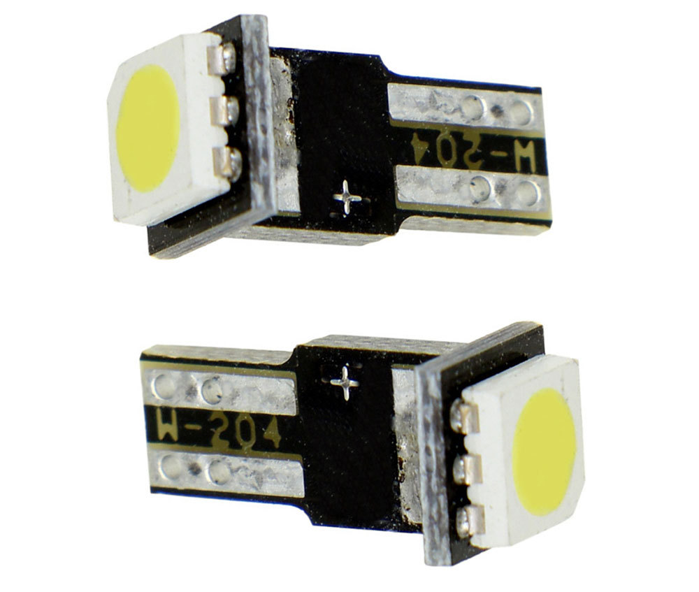 耐高温工厂直销汽车LED仪表灯T5 5050 1SMD LED指示灯T5仪表灯12V