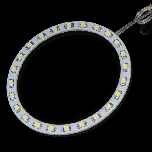 汽车大灯LED日行灯天使眼光圈3528 90mm 27SMD LED灯眼圈改装灯圈