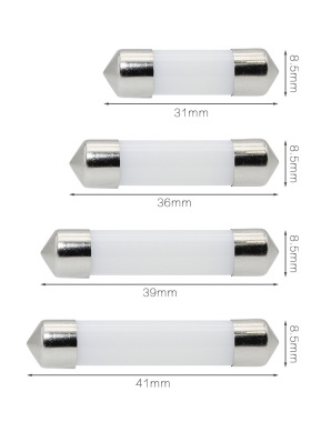 汽车LED车顶灯 COB双尖灯 31MM 36MM 39MM 41MM COB 阅读灯