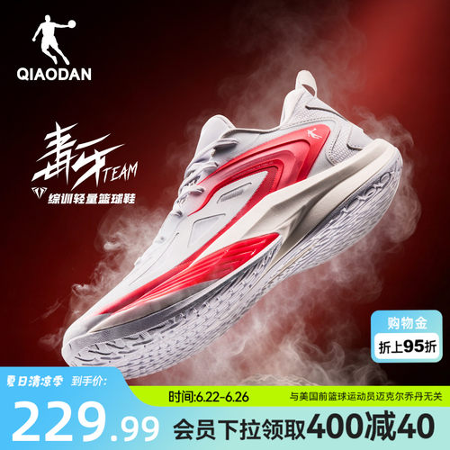 乔丹毒牙team男子轻量实战篮球鞋