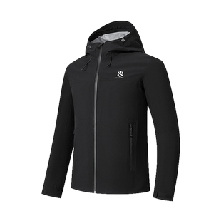 乔丹山神PRO硬壳彩色拼接冲锋衣男越野跑防水轻量化登山服户外